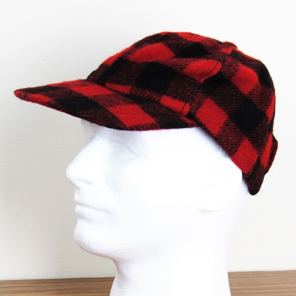 buffalo plaid hunter cap